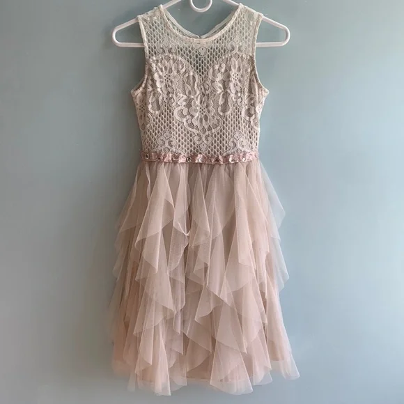 pale blue lace maxi dress Pilar Strapless Satin And Lace Maxi Dress